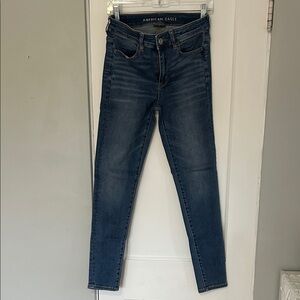 American Eagle Outfitters Women's Dark Wash Skinny Jeans